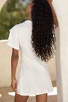 Celandine Short-Sleeve Side-Tie Mini Dress