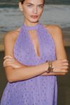 Celandine Beach Disco Plunging Maxi Dress