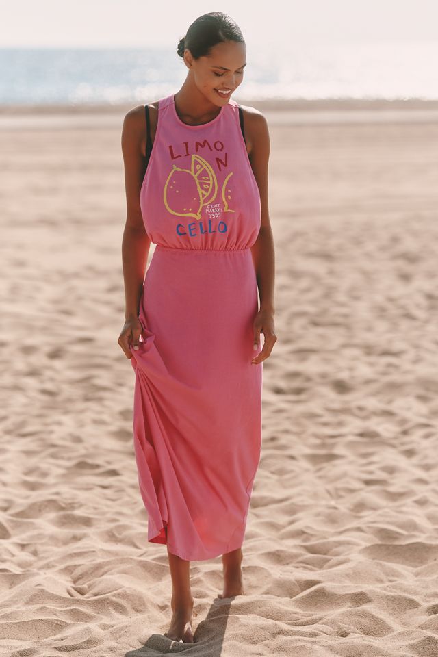 Jordan Nickson x Celandine Twist-Back T-Shirt Maxi Dress #1