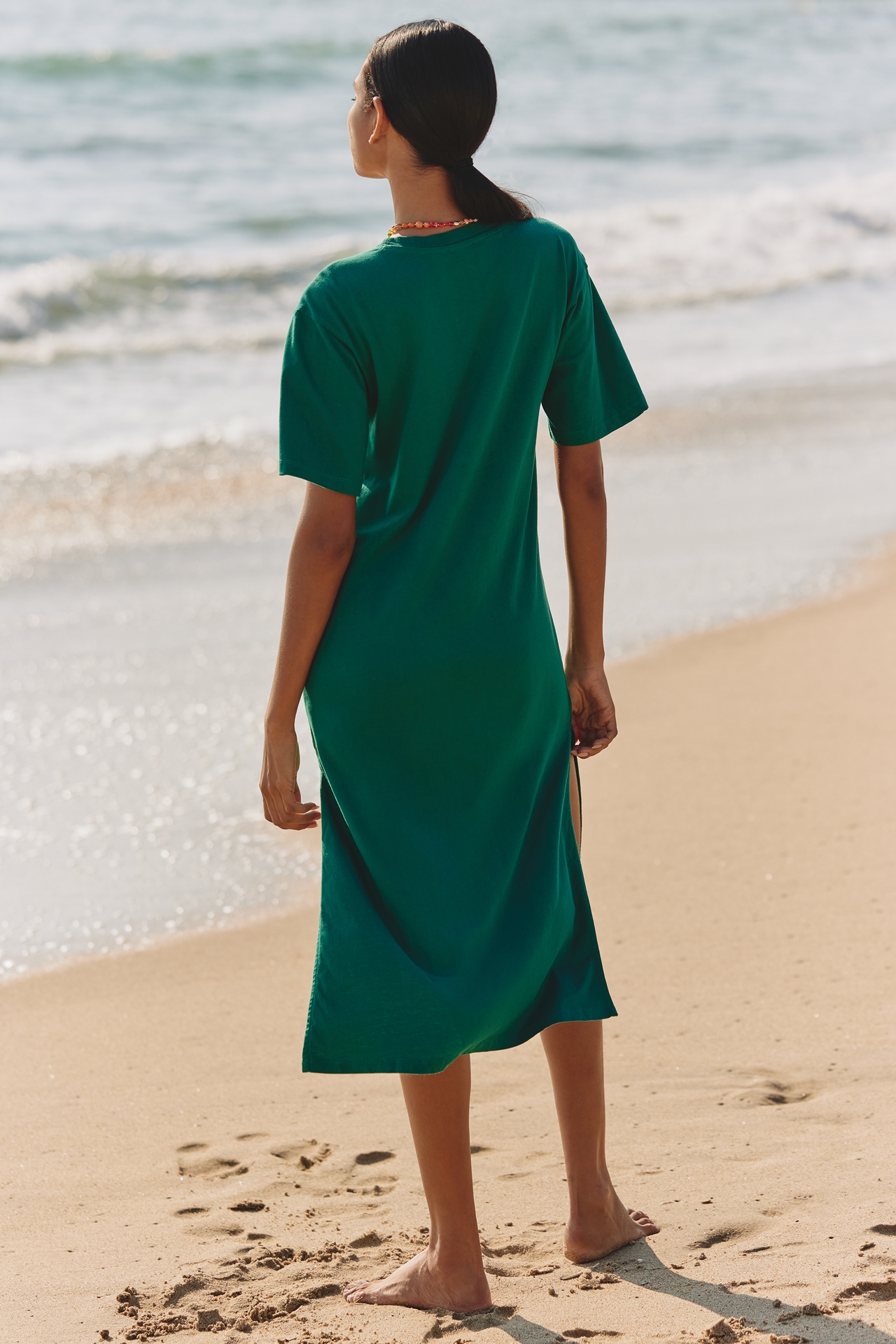 Celandine x Claire Colin Crew-Neck T-Shirt Midi Dress