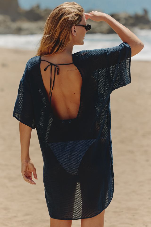 Celandine Mesh Embroidered Mini Dress #1