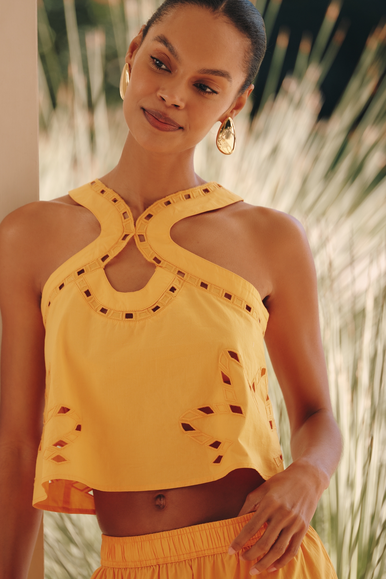 Celandine Cutwork Sun Top