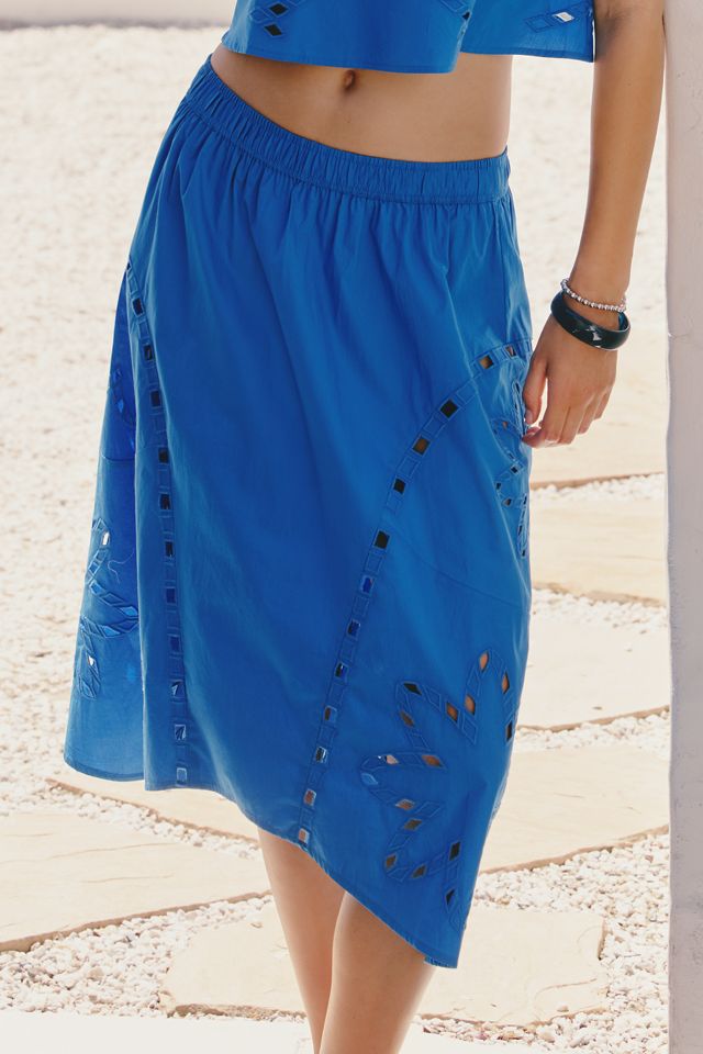 Celandine Sun Cutwork Midi Skirt #2