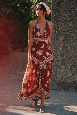 Brown Maxi & Long Dresses | Anthropologie