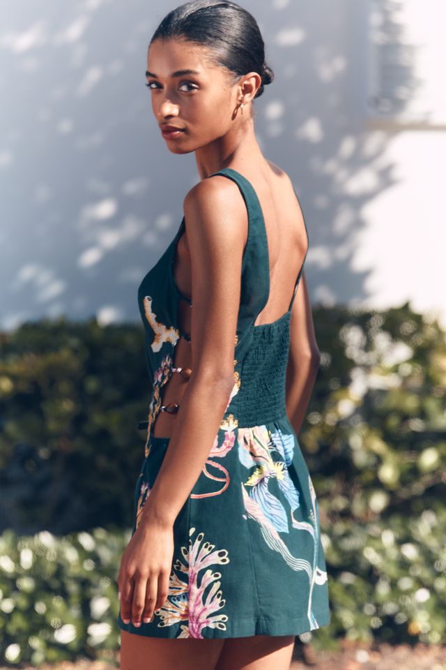 Celandine x Sarah Gordon Side Cutout Mini Dress | Anthropologie