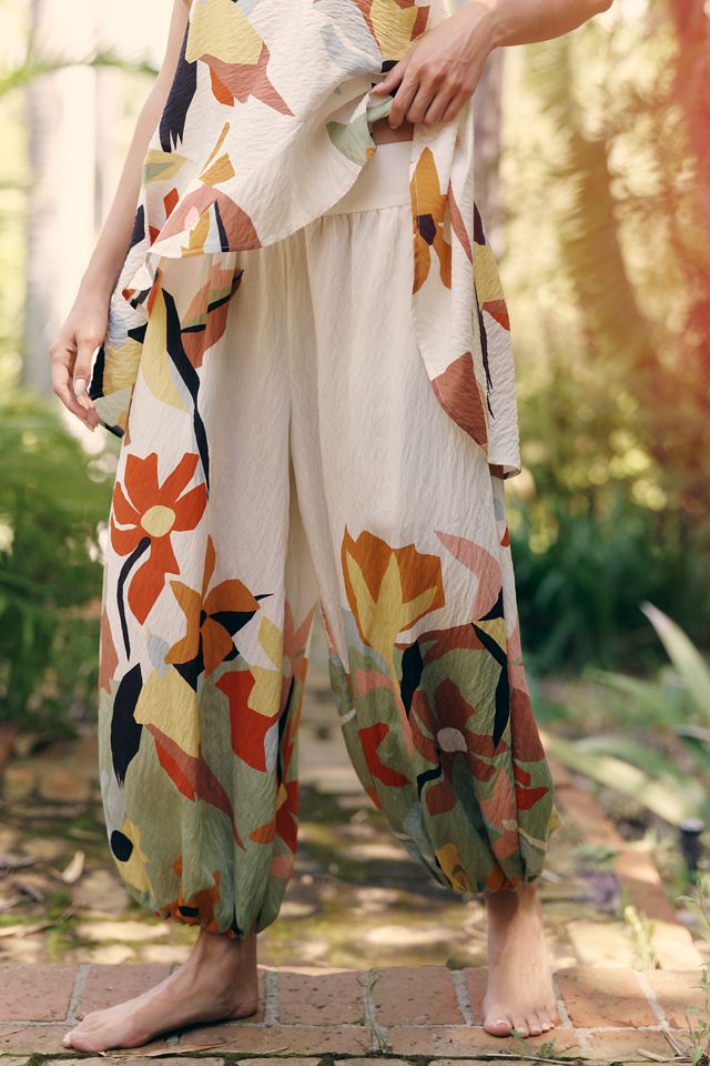 Celandine Flowy Balloon Pants | Anthropologie