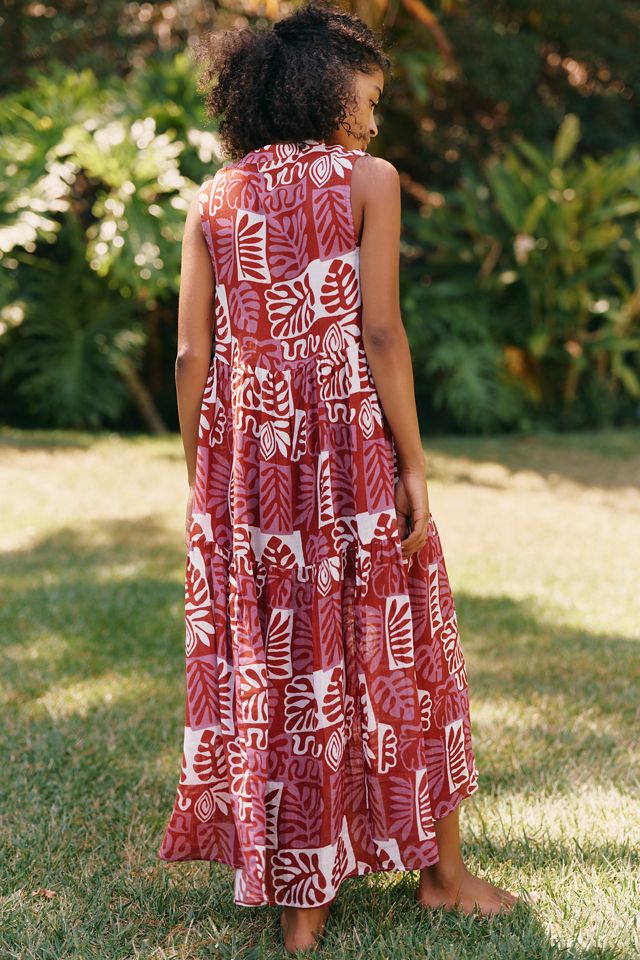 Celandine Cotton Gauze Dress | Anthropologie
