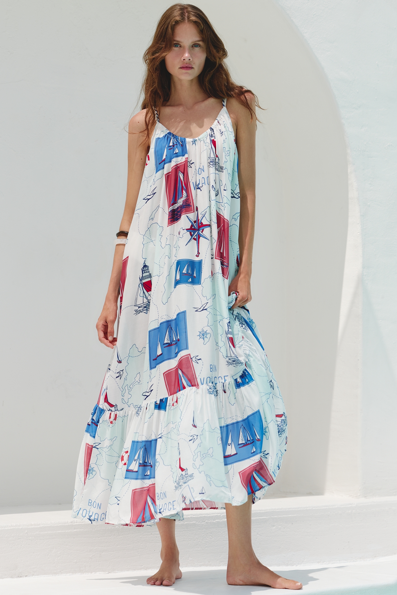 Malika Gauze Maxi Dress by Celandine