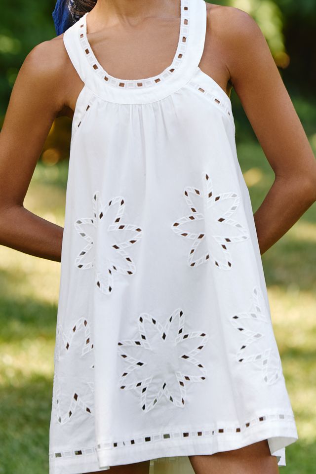 Celandine 100% Cotton Cutwork Mini Dress #2