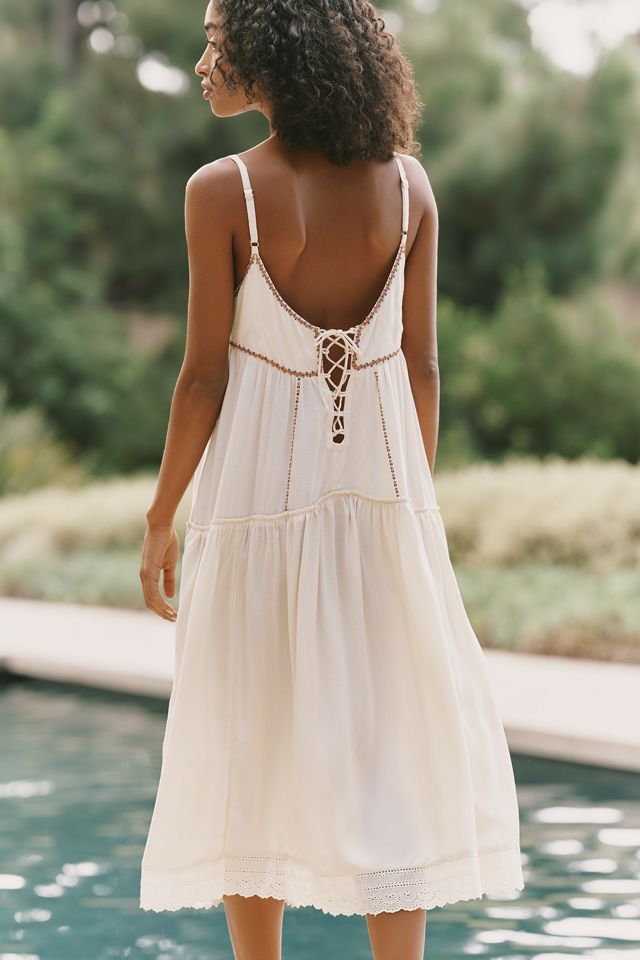 Robe midi micro perlée Celandine #1