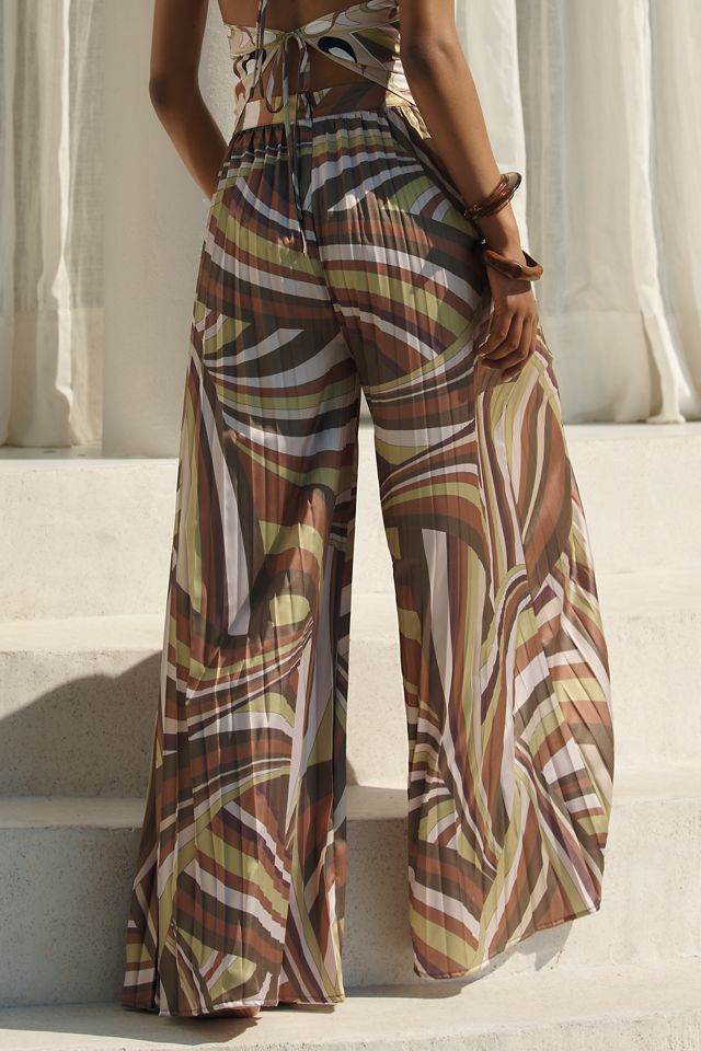 BLITHE Scarf Wide-Leg Pants #3