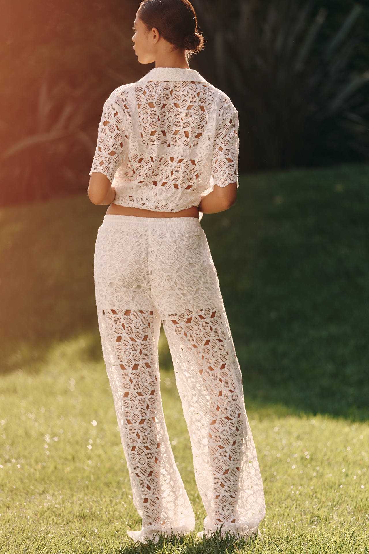 BLITHE Eyelet Beach Pants