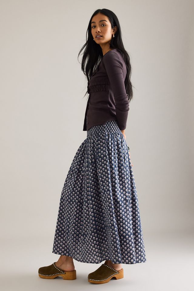 Jupe mi-longue Dilli Grey Asha à taille basse #2