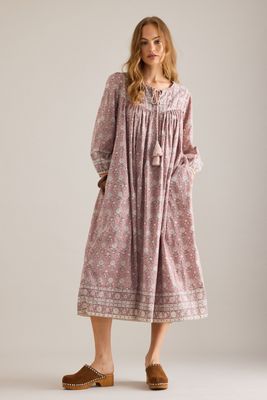 Vestido midi Ginnie Dilli Grey