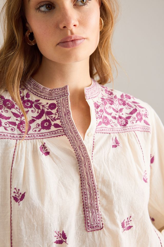 Blusa Bordada Florence Dilli Grey #5