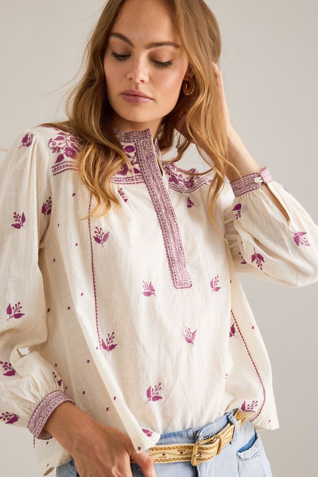 Blusa Bordada Florence Dilli Grey #3