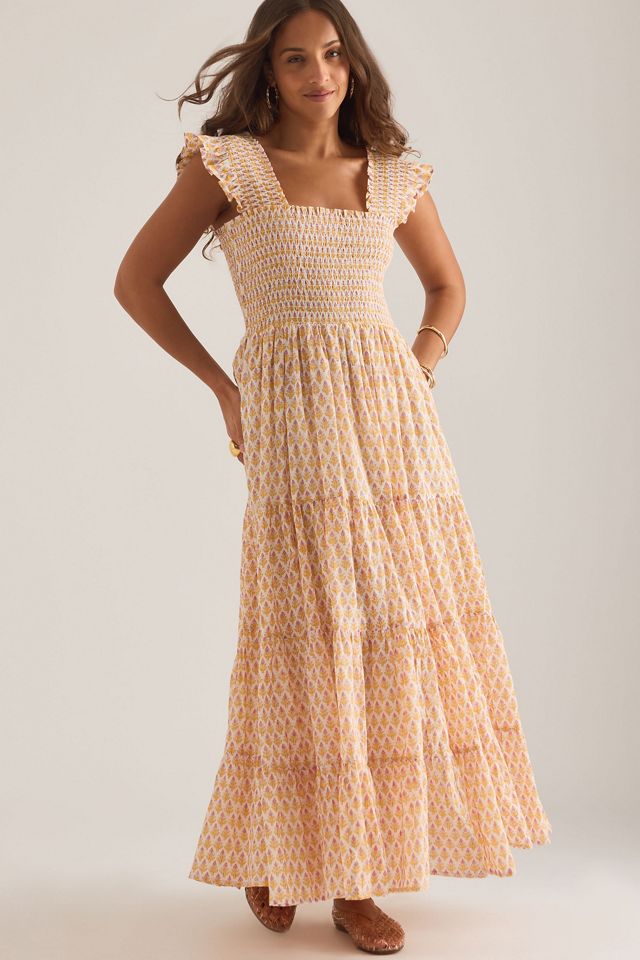 Dilli Grey Tara Smocked Tiered Maxi Dress #3