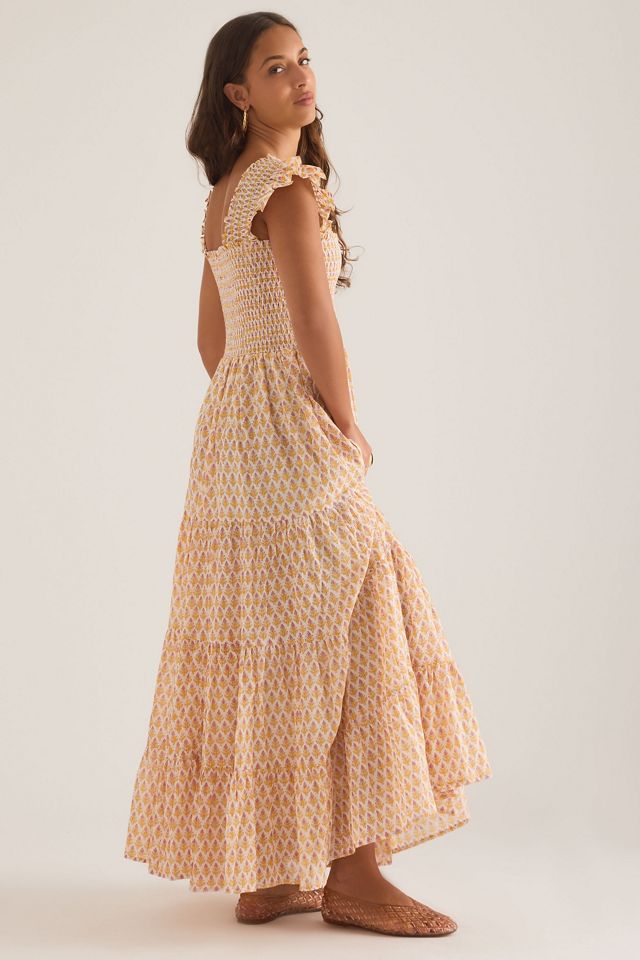 Dilli Grey Tara Smocked Tiered Maxi Dress #1