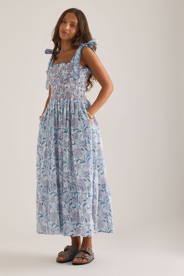 dilli grey dress Hand-embroidered white maxi dress | Boho dresses UK