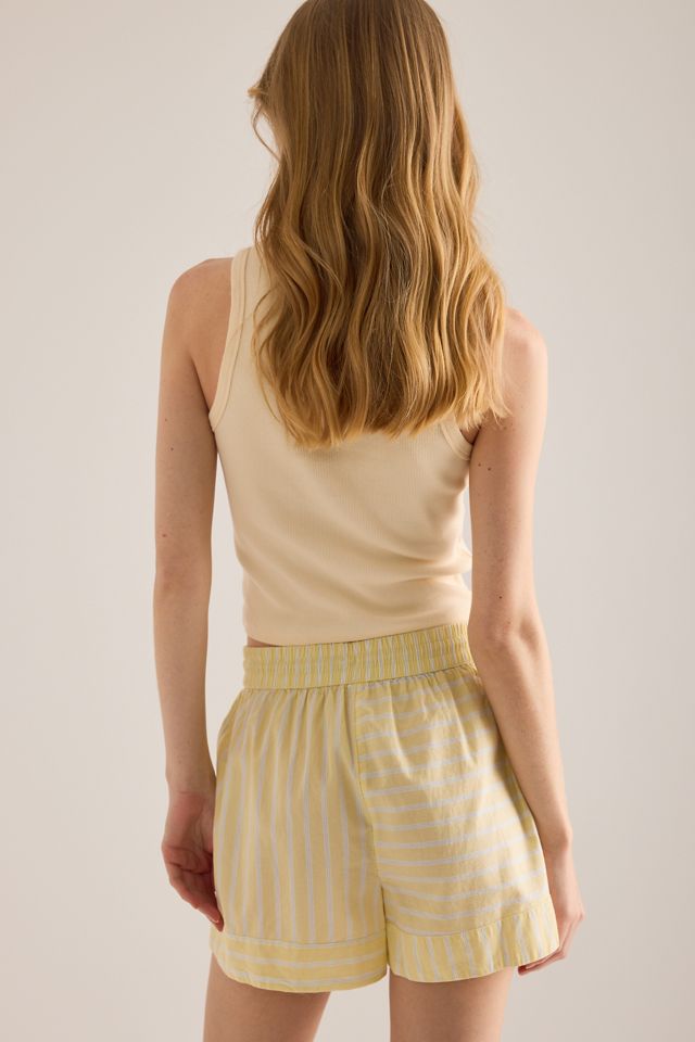 Chelsea Peers Cotton Butter Stripe Shorts #3