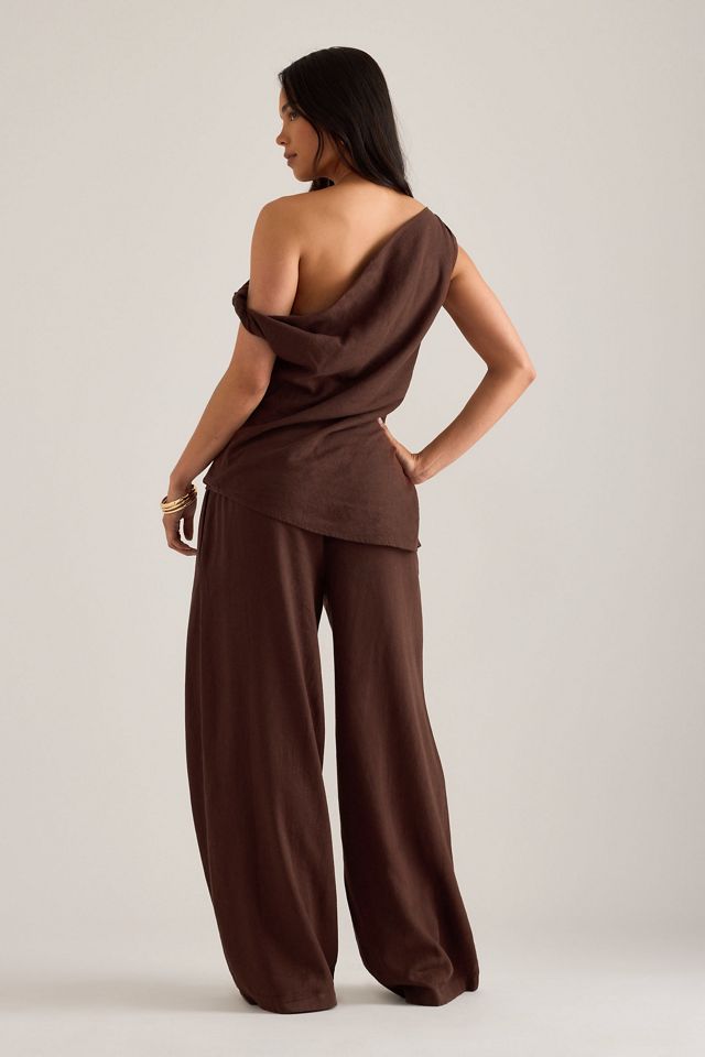 TALA Leinenmischung Hose mit Kordelzug #5