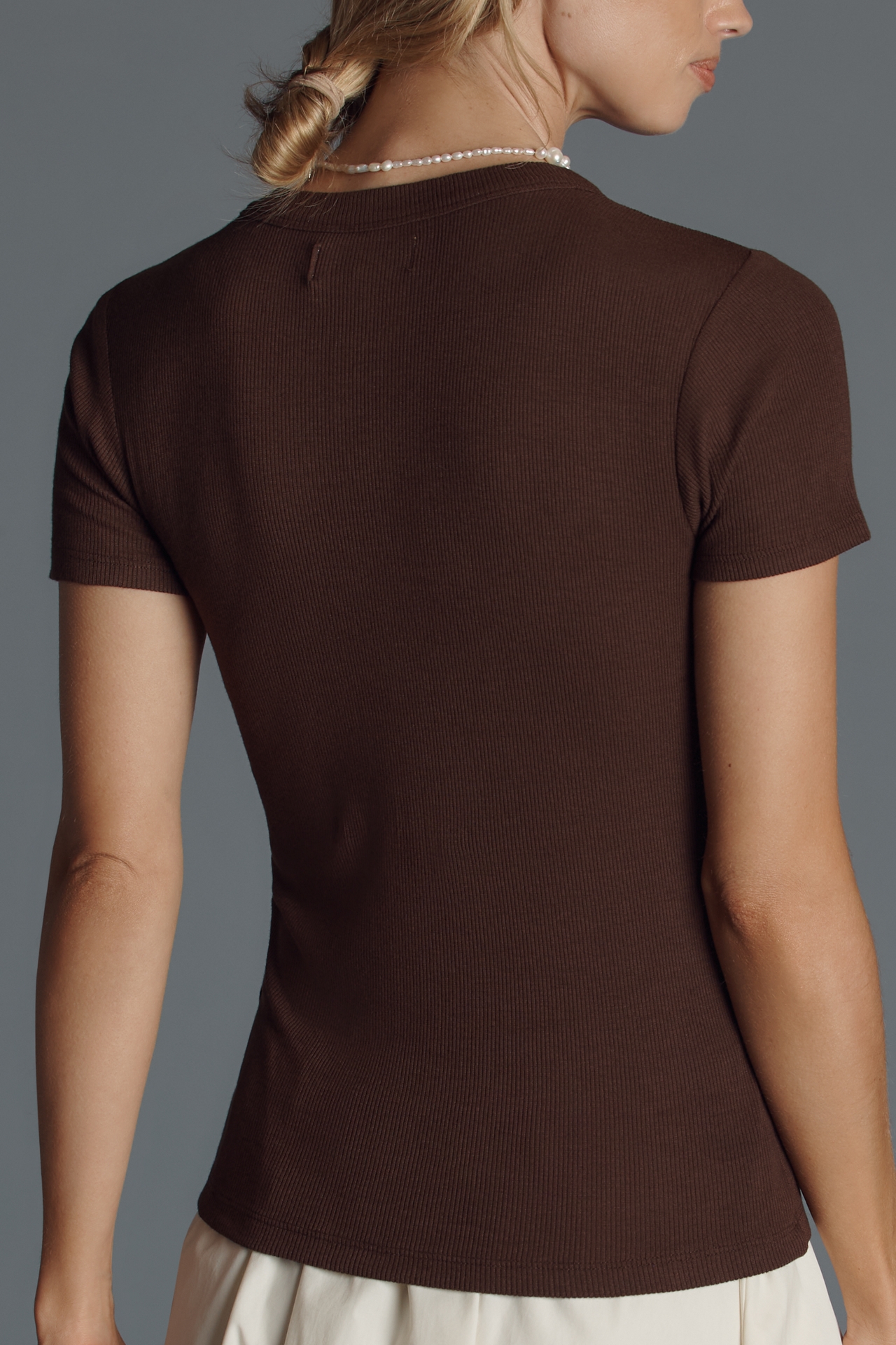 LSPACE Be My Baby Ribbed Tee