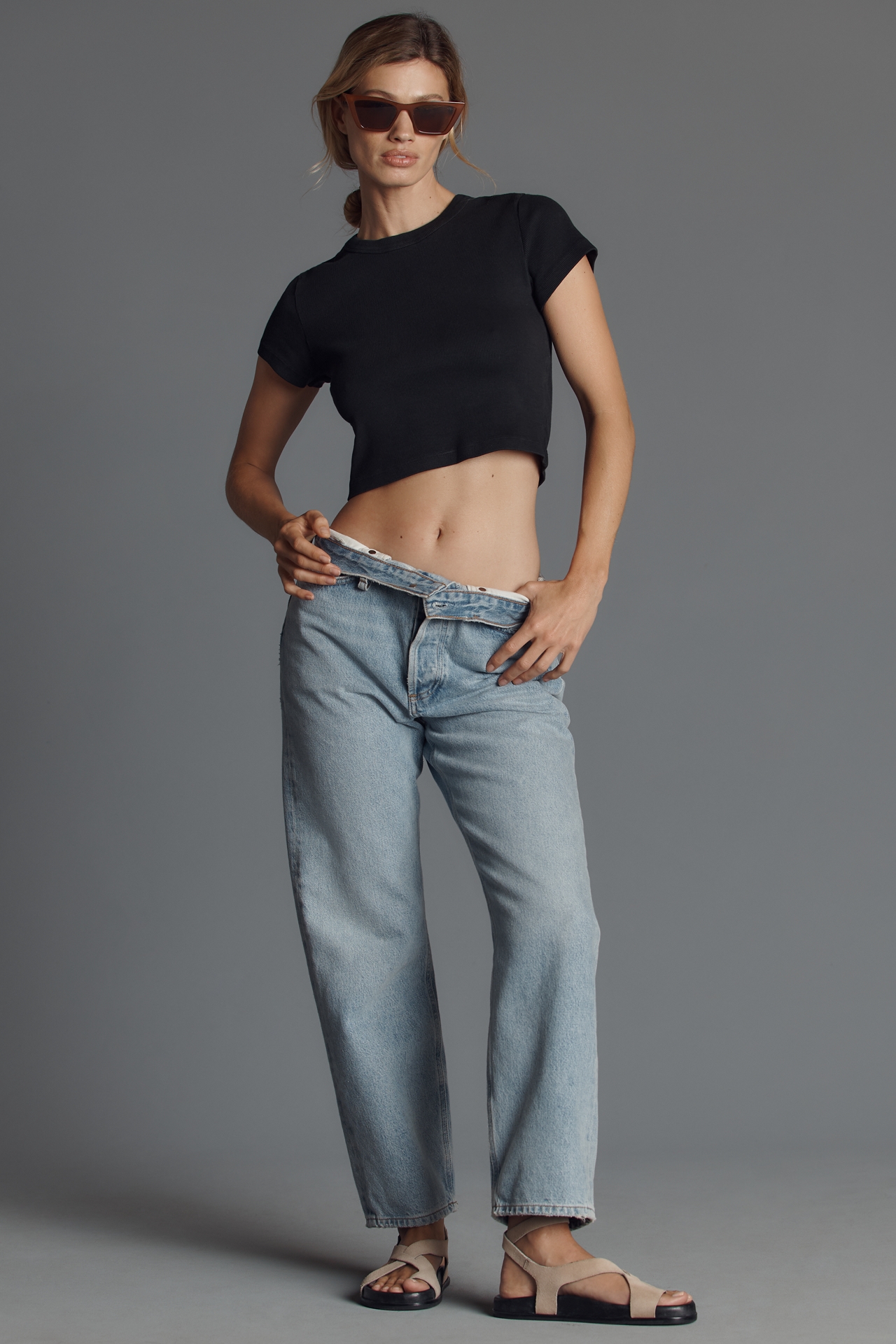 LSPACE Julia Crop Baby Tee