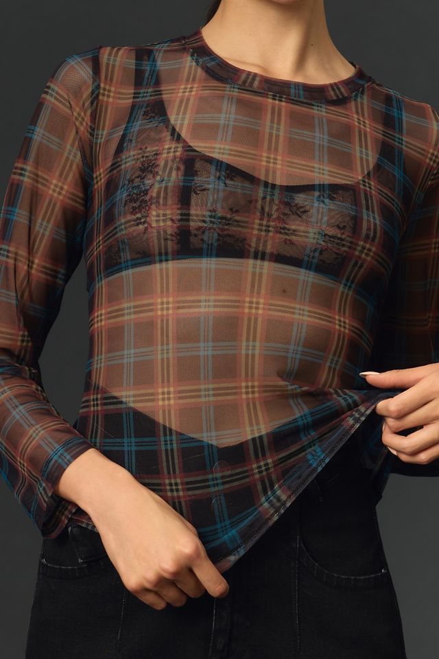 Porridge Mesh Layering Top #2