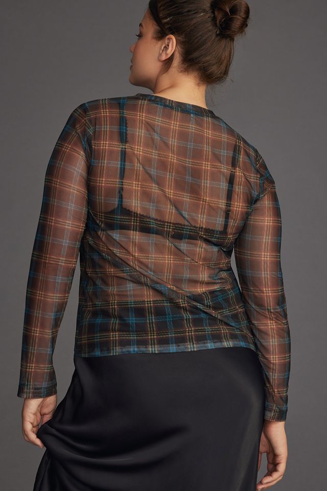 Porridge Mesh Layering Top #6