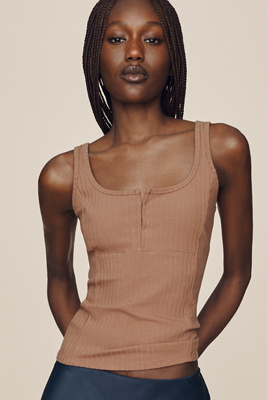 Square-Neck Tank Top