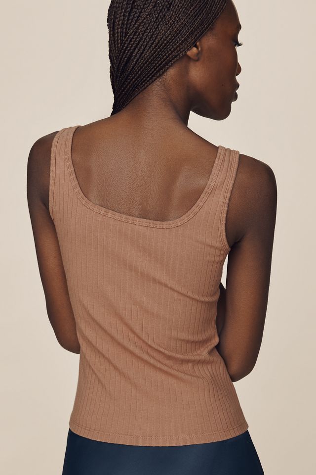 Camiseta sin Mangas con Escote Cuadrado Maeve #1