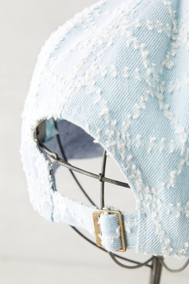 Textured Denim Baseball Cap #2