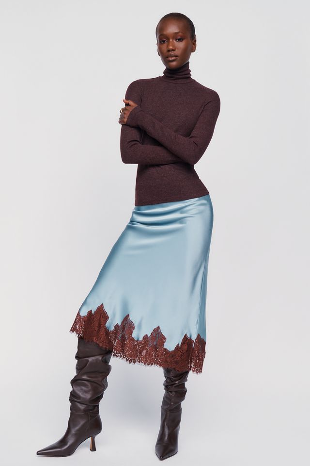 Citizens of Humanity Cardene Cotton Blend Turtleneck Tee #1