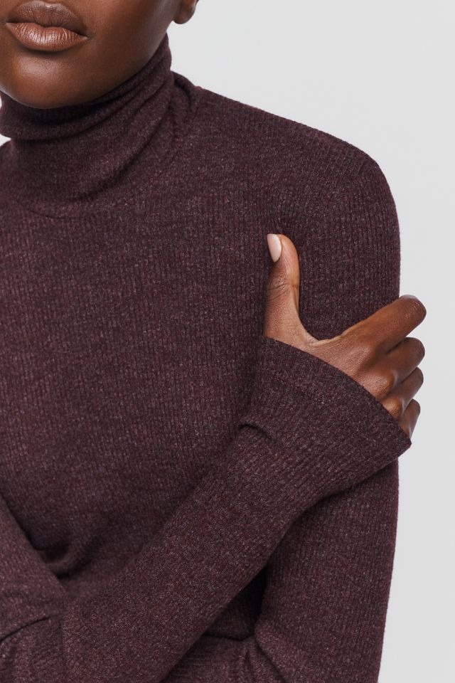 Citizens of Humanity Cardene Cotton Blend Turtleneck Tee #4