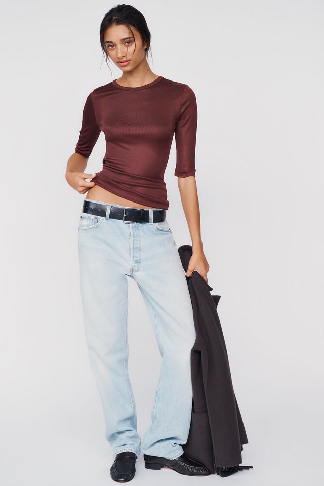 AGOLDE Saige 100% Cotton Top #3