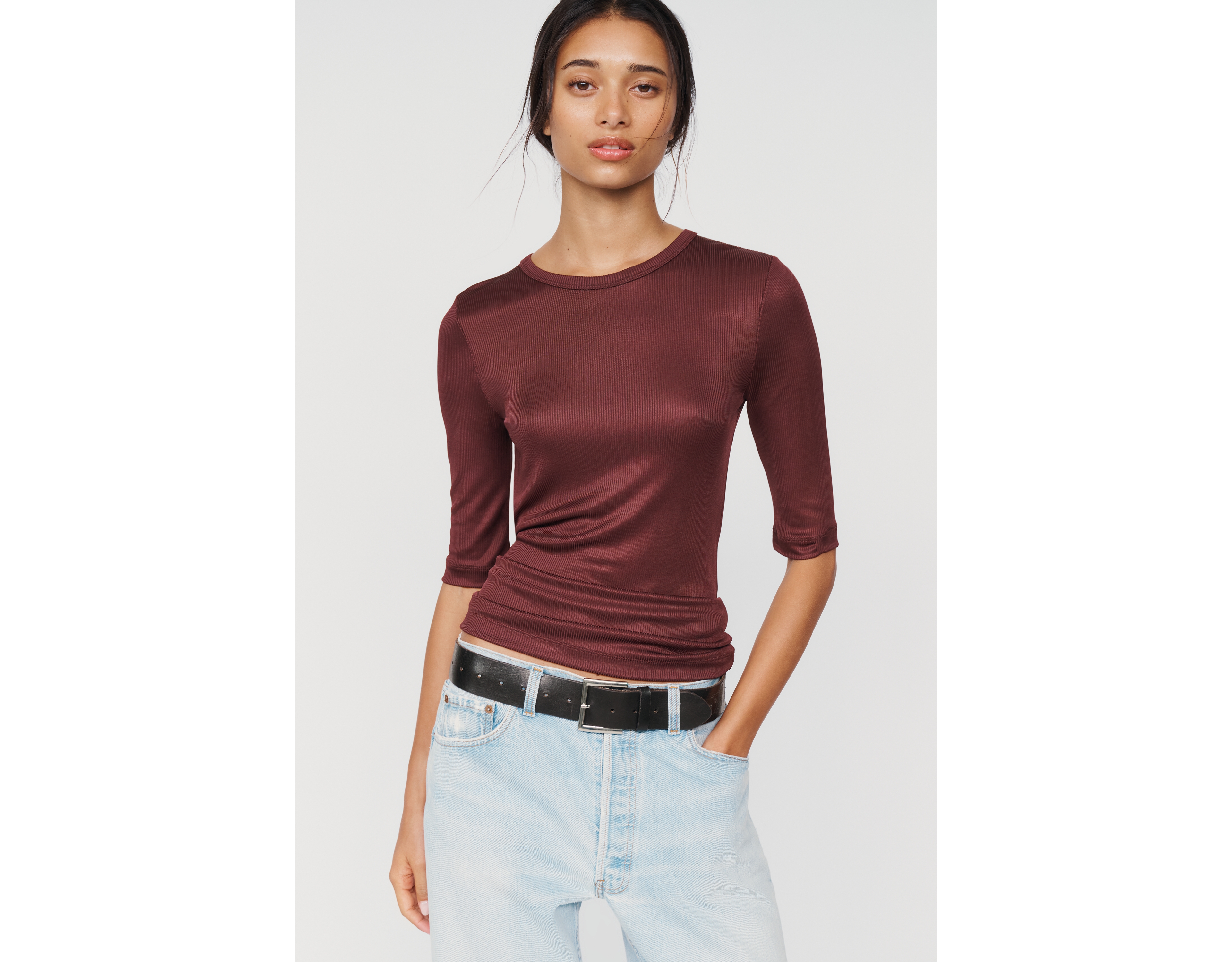 AGOLDE Saige 100% Cotton Top