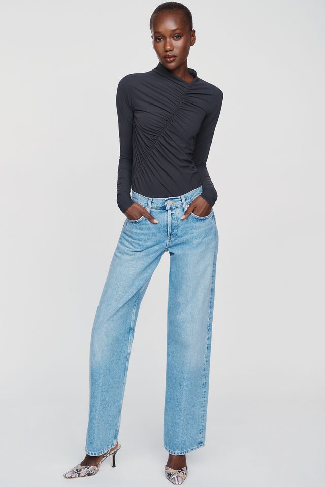 AGOLDE Lupin Ruched Bodysuit #2