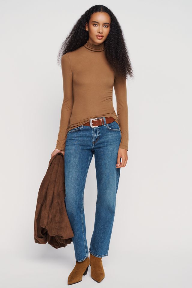 AGOLDE Pascale Turtleneck Top #1