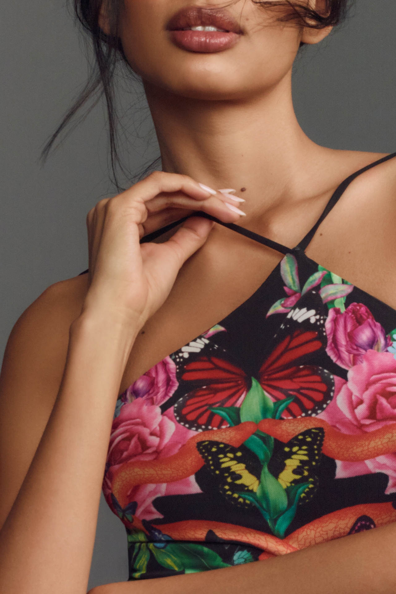 AFRM Delos Floral Bodysuit