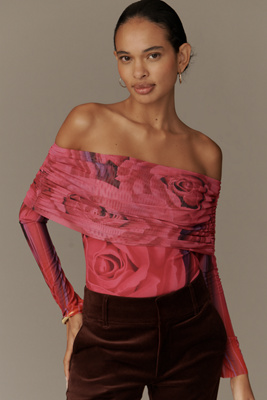 Afrm Maxine Bodysuit In Multi
