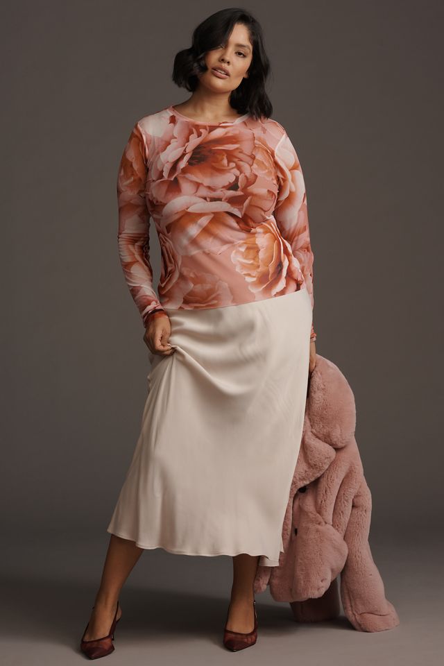 AFRM Kaylee Long-Sleeve Mesh Top #1