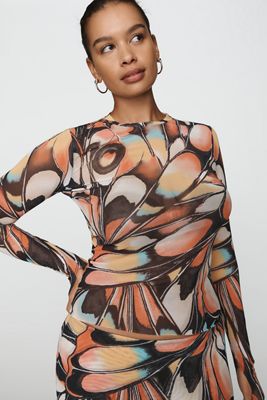 AFRM Kaylee Long-Sleeve Mesh Top