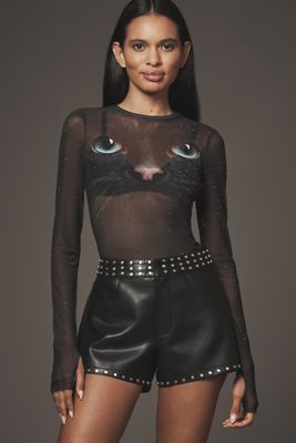 AFRM Kaylee Long-Sleeve Mesh Top