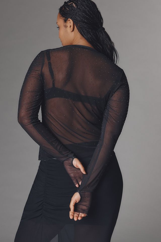 AFRM Kaylee Long-Sleeve Mesh Top #6