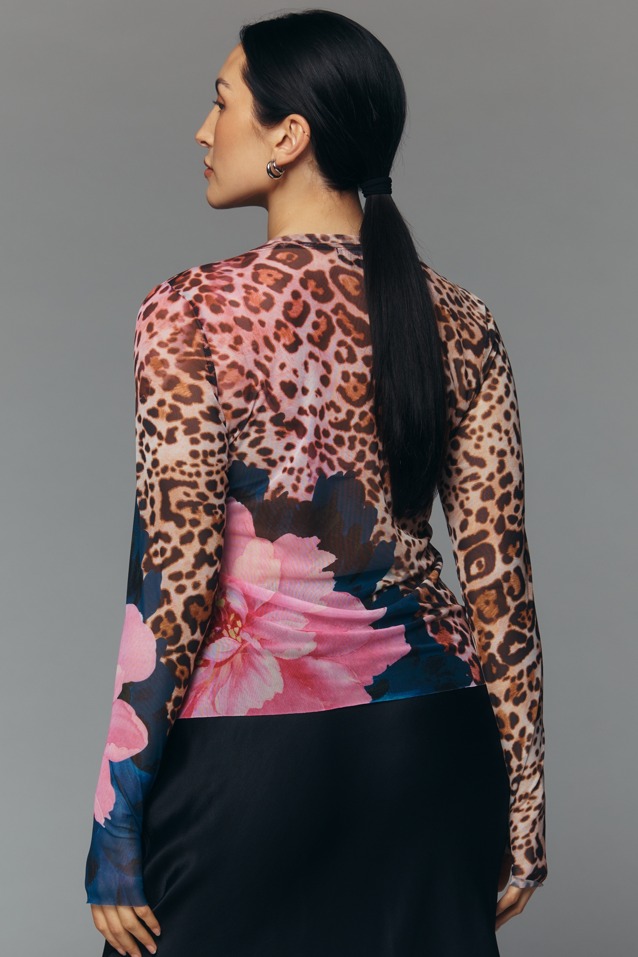 AFRM Kaylee Long-Sleeve Mesh Top