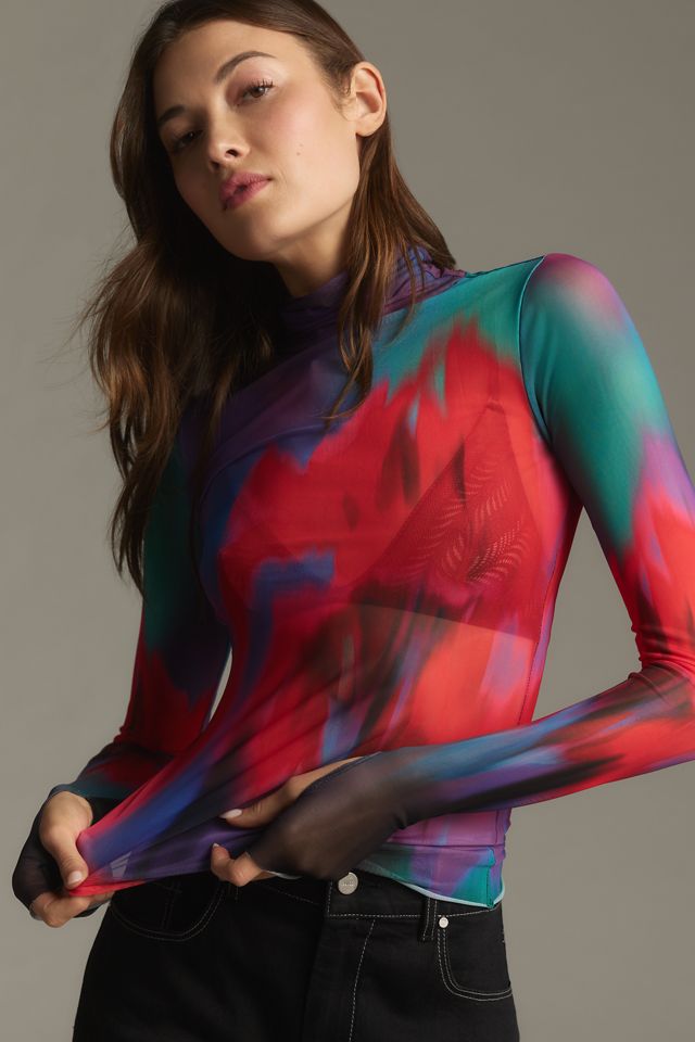 AFRM Zadie Long-Sleeve Top | Anthropologie