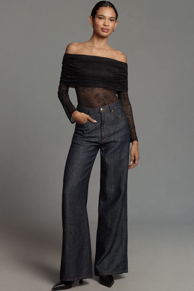 Body de Encaje Elástico Lennox AFRM #2