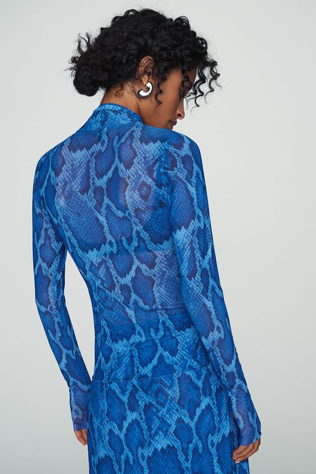 AFRM Zadie Mesh Mock Neck Top #1