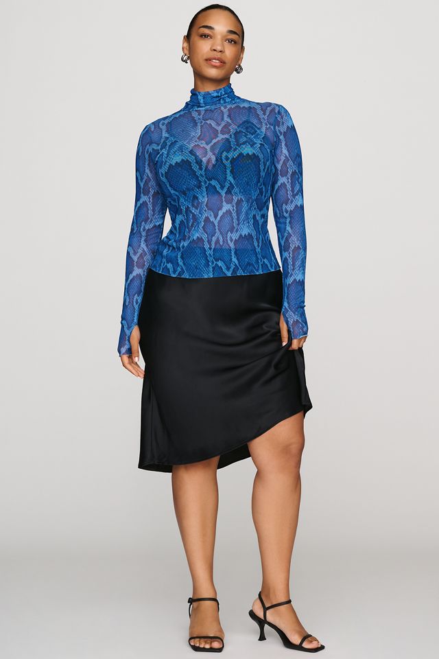 AFRM Zadie Mesh Mock Neck Top #6