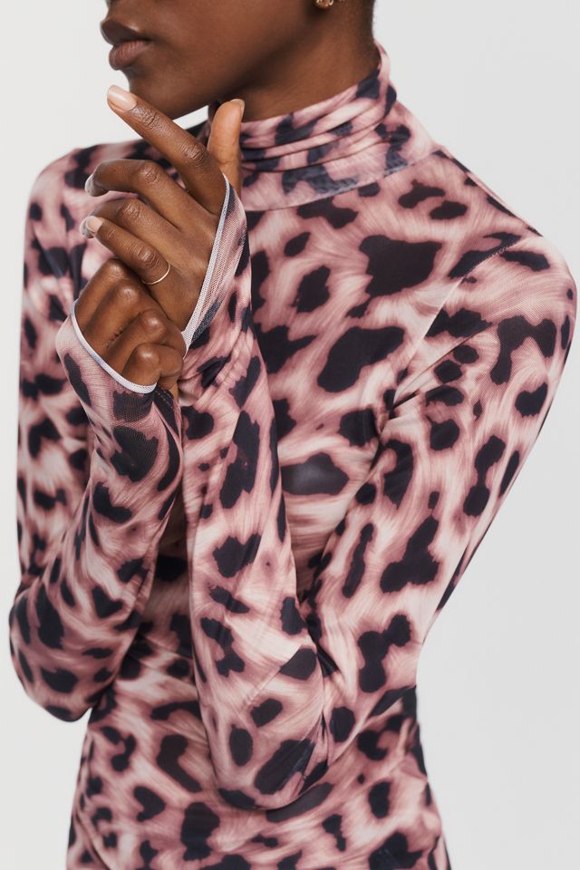 AFRM Zadie Mesh Mock Neck Top #2